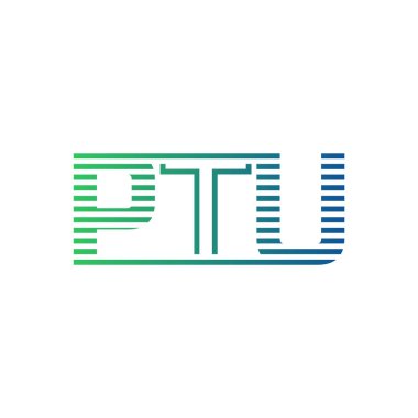 Modern PTU Logo Design. Letter PTU Minimalist, Professional, and Versatile Branding Icon for Business Identity clipart