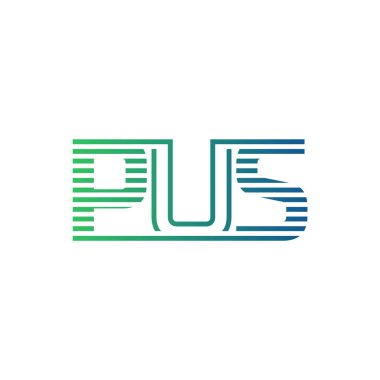 Modern PUS Logo Tasarımı. İş Kimliği için PUS Minimalist, Profesyonel ve Çok Yönlü Markalaştırma Simgesi