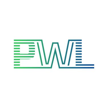 Modern PWL Logo Tasarımı. İş Kimliği için PWL Minimalist, Profesyonel ve Çok Yönlü Markalaştırma Simgesi