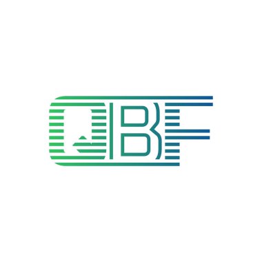 Modern QBF Logo Tasarımı. İş Kimliği için QBF Minimalist, Profesyonel ve Çok Yönlü Markalaştırma Simgesi