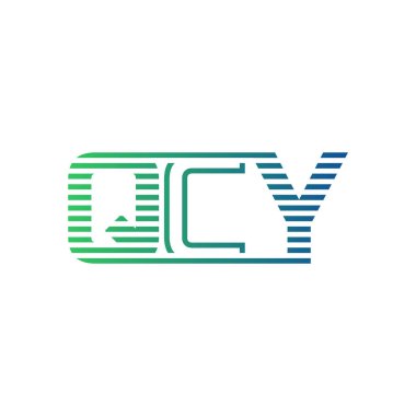 Modern QCY Logo Tasarımı. QCY Minimalist, Profesyonel ve Çok Yönlü İşletme Kimliği Simgesi
