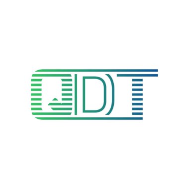 Modern QDT Logo Tasarımı. İş Kimliği için QDT Minimalist, Profesyonel ve Çok Yönlü Markalaştırma Simgesi