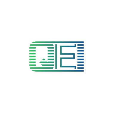 Modern QEI Logo Design. Letter QEI Minimalist, Professional, and Versatile Branding Icon for Business Identity clipart