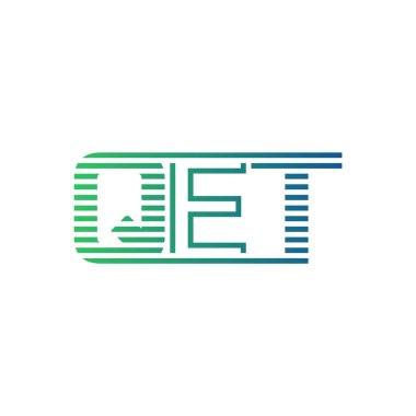 Modern QET Logo Tasarımı. İş Kimliği için QET Minimalist, Profesyonel ve Çok Yönlü Markalaştırma Simgesi