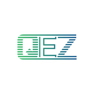Modern QEZ Logo Tasarımı. İş Kimliği için QEZ Minimalist, Profesyonel ve Çok Yönlü Markalaştırma Simgesi