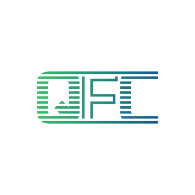 Modern QFC Logo Tasarımı. İş Kimliği için QFC Minimalist, Profesyonel ve Çok Yönlü Markalaştırma Simgesi