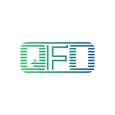 Modern QFO Logo Tasarımı. QFO Minimalist, Profesyonel ve İş Kimliği için Çok Yönlü Markalaştırma Simgesi