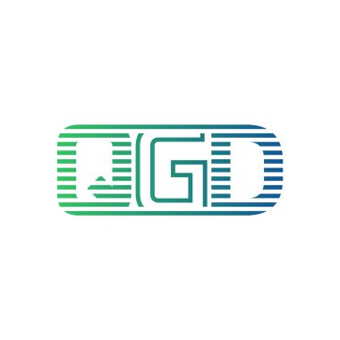 Modern QGD Logo Tasarımı. QGD Minimalist, Profesyonel ve Çok Yönlü İşletme Kimliği Simgesi