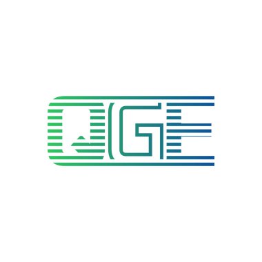 Modern QGE Logo Tasarımı. İş Kimliği için QGE Minimalist, Profesyonel ve Çok Yönlü Markalaştırma Simgesi
