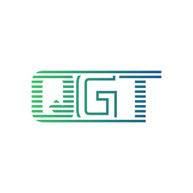 Modern QGT Logo Tasarımı. QGT Minimalist, Profesyonel ve İş Kimliği için Çok Yönlü Markalaştırma Simgesi