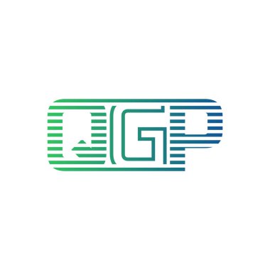 Modern QGP Logo Tasarımı. QGP Minimalist, Profesyonel ve Çok Yönlü İşletme Kimliği Simgesi
