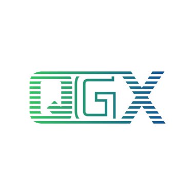 Modern QGX Logo Tasarımı. İş Kimliği için QGX Minimalist, Profesyonel ve Çok Yönlü Markalaştırma Simgesi