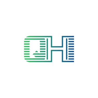 Modern QHI Logo Tasarımı. QHI Minimalist, Profesyonel ve Çok Yönlü İşletme Kimliği Simgesi