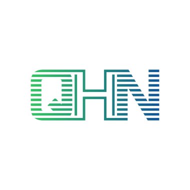 Modern QHN Logo Tasarımı. İş Kimliği için QHN Minimalist, Profesyonel ve Çok Yönlü Markalaştırma Simgesi