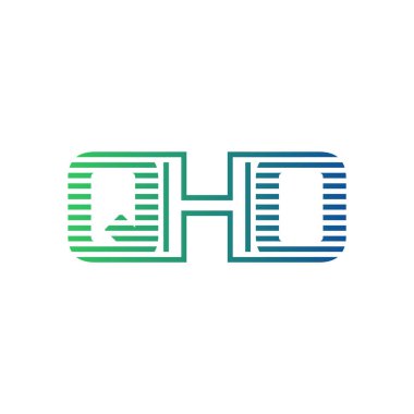 Modern QHO Logo Tasarımı. İş Kimliği için QHO Minimalist, Profesyonel ve Çok Yönlü Markalaştırma Simgesi