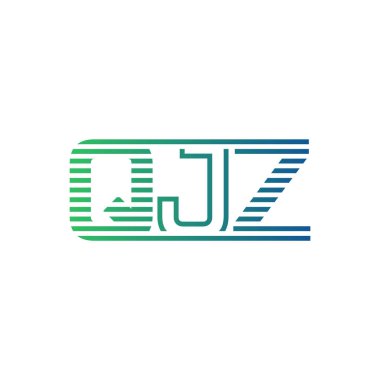 Modern QJZ Logo Tasarımı. İş Kimliği için QJZ Minimalist, Profesyonel ve Çok Yönlü Markalaştırma Simgesi