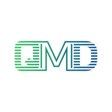 Modern QMD Logo Tasarımı. İş Kimliği için QMD Minimalist, Profesyonel ve Çok Yönlü Markalaştırma Simgesi