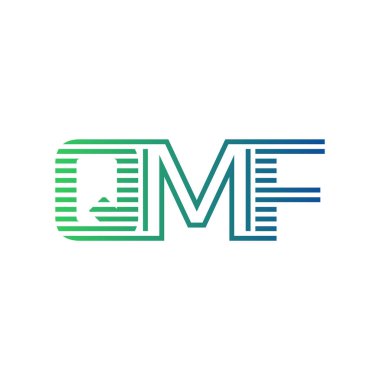Modern QMF Logo Tasarımı. İş Kimliği için QMF Minimalist, Profesyonel ve Çok Yönlü Markalaştırma Simgesi