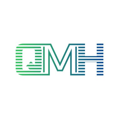 Modern QMH Logo Tasarımı. İş Kimliği için QMH Minimalist, Profesyonel ve Çok Yönlü Markalaştırma Simgesi