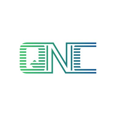Modern QNC Logo Tasarımı. İş Kimliği için QNC Minimalist, Profesyonel ve Çok Yönlü Markalaştırma Simgesi