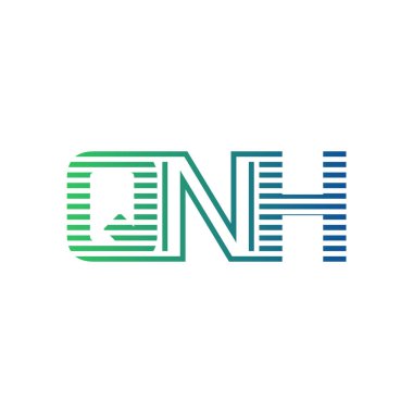Modern QNH Logo Tasarımı. İş Kimliği için QNH Minimalist, Profesyonel ve Çok Yönlü Markalaştırma Simgesi