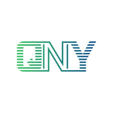 Modern QNY Logo Tasarımı. QNY Minimalist, Profesyonel ve Çok Yönlü İşletme Kimliği Simgesi
