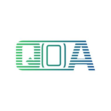 Modern QOA Logo Tasarımı. İş Kimliği için QOA Minimalist, Profesyonel ve Çok Yönlü Markalaştırma Simgesi