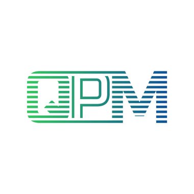 Modern QPM Logo Tasarımı. İş Kimliği için QPM Minimalist, Profesyonel ve Çok Yönlü Markalaştırma Simgesi
