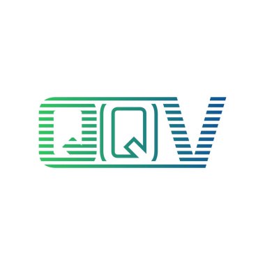 Modern QQV Logo Tasarımı. İş Kimliği için QQV Minimalist, Profesyonel ve Çok Yönlü Markalaştırma Simgesi