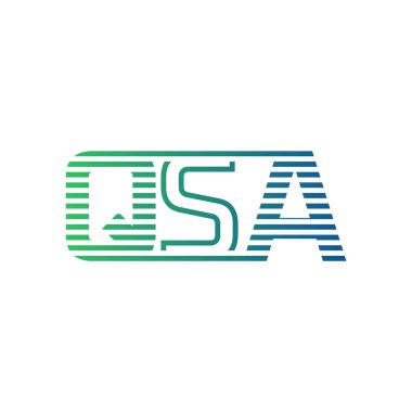 Modern QSA Logo Tasarımı. İş Kimliği için QSA Minimalist, Profesyonel ve Çok Yönlü Markalaştırma Simgesi