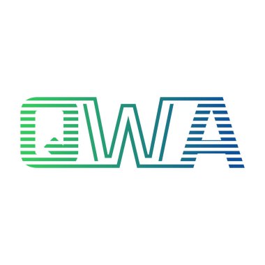 Modern QWA Logo Tasarımı. İş Kimliği için QWA Minimalist, Profesyonel ve Çok Yönlü Markalaştırma Simgesi