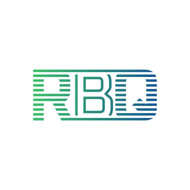 Modern RBQ Logo Tasarımı. İş Kimliği için RBQ Minimalist, Profesyonel ve Çok Yönlü Markalaştırma Simgesi