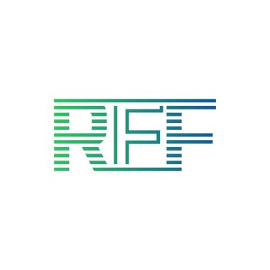 Modern RFF Logo Tasarımı. İş Kimliği için RFF Minimalist, Profesyonel ve Çok Yönlü Markalaştırma Simgesi