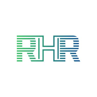 Modern RHR Logo Tasarımı. Harf RHR İşletme Kimliği Minimalist, Profesyonel ve Çok Yönlü Markalaştırma Simgesi