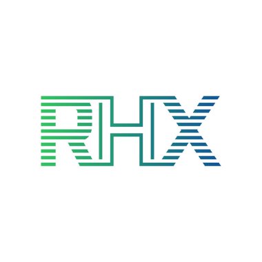 Modern RHX Logo Tasarımı. RHX Harfi Minimalist, Profesyonel ve İşletme Kimliği İçin Çok Yönlü Markalaşma Simgesi