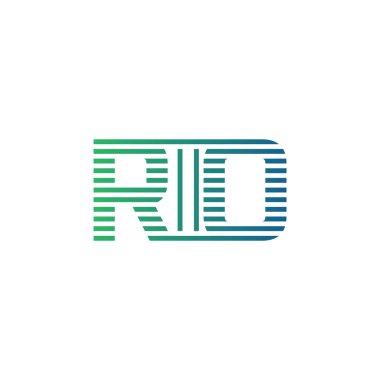 Modern RIO Logo Tasarımı. RIO Minimalist, Profesyonel ve İş Kimliği için Çok Yönlü Markalaştırma Simgesi