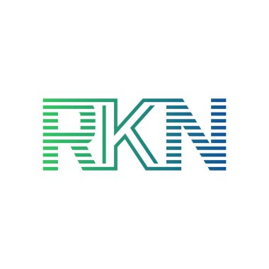 Modern RKN Logo Tasarımı. İş Kimliği için RKN Minimalist, Profesyonel ve Çok Yönlü Markalaştırma Simgesi