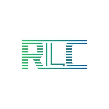 Modern RLC Logo Tasarımı. İş Kimliği için RLC Minimalist, Profesyonel ve Çok Yönlü Markalaştırma Simgesi