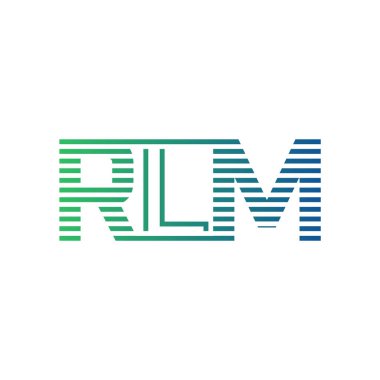 Modern RLM Logo Tasarımı. İş Kimliği için RLM Minimalist, Profesyonel ve Çok Yönlü Markalaştırma Simgesi