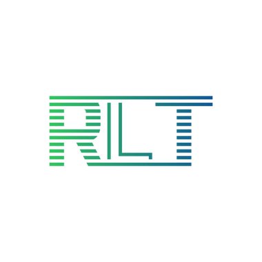 Modern RLT Logo Tasarımı. İş Kimliği için RLT Minimalist, Profesyonel ve Çok Yönlü Markalaştırma Simgesi