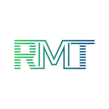 Modern RMT Logo Tasarımı. İş Kimliği için RMT Minimalist, Profesyonel ve Çok Yönlü Markalaştırma Simgesi