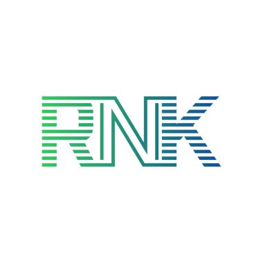 Modern RNK Logo Tasarımı. İş Kimliği İçin RNK Minimalist, Profesyonel ve Çok Yönlü Markalaştırma Simgesi