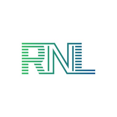 Modern RNL Logo Tasarımı. RNL Minimalist, Profesyonel ve İşletme Kimliği İçin Çok Yönlü Markalaştırma Simgesi