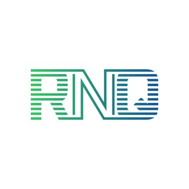 Modern RNQ Logo Tasarımı. İş Kimliği için RNQ Minimalist, Profesyonel ve Çok Yönlü Markalaştırma Simgesi