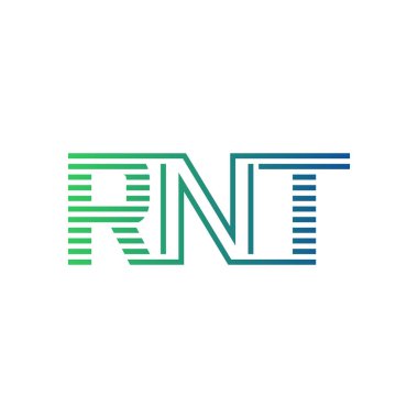 Modern RNT Logo Tasarımı. İş Kimliği için RNT Minimalist, Profesyonel ve Çok Yönlü Markalaştırma Simgesi