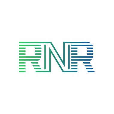 Modern RNR Logo Tasarımı. Harf RNR İş Kimliği Minimalist, Profesyonel ve Çok Yönlü Markalaştırma Simgesi