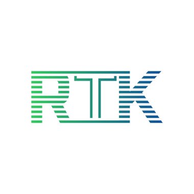 Modern RTK Logo Tasarımı. İş Kimliği İçin RTK Minimalist, Profesyonel ve Çok Yönlü Markalaştırma Simgesi