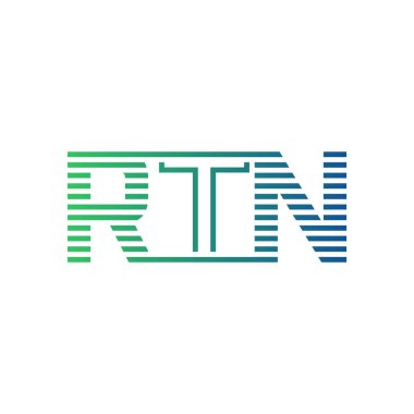 Modern RTN Logo Tasarımı. İş Kimliği için RTN Minimalist, Profesyonel ve Çok Yönlü Markalaştırma Simgesi