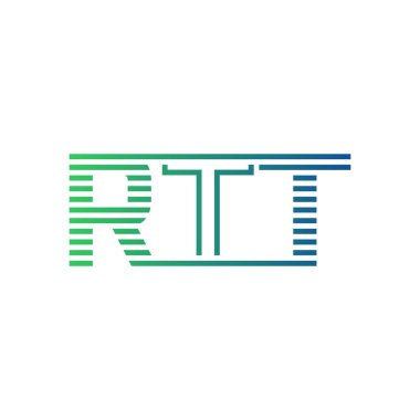 Modern RTT Logo Tasarımı. İş Kimliği için RTT Minimalist, Profesyonel ve Çok Yönlü Markalaştırma Simgesi