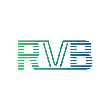 Modern RVB Logo Tasarımı. RVB Minimalist, Profesyonel ve Çok Yönlü İşletme Kimliği Simgesi